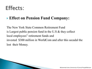 World com scandal Effects on world | PPTX