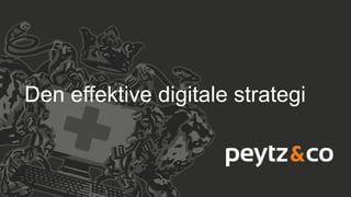 Den effektive digitale strategi
 