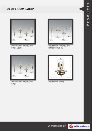 A Member of
DEUTERIUM LAMP
Deuterium Lamp (L2D2
lamp) L6301
Deuterium lamp (L2D2
lamp) L6301-50
Deuterium Lamp (L2D2
lamp)
Deuterium Lamp
Products
 