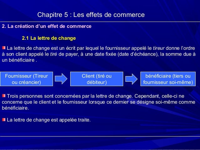 Les effets de commerce pdf