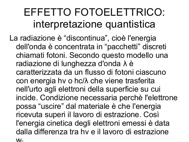 Effetto fotoelettrico
