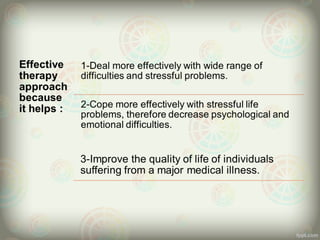 Effevtivness of problem solving therapy | PPT