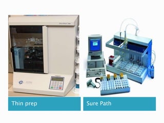 Efficacy of liquid based cytology versus conventional smears | PPTX