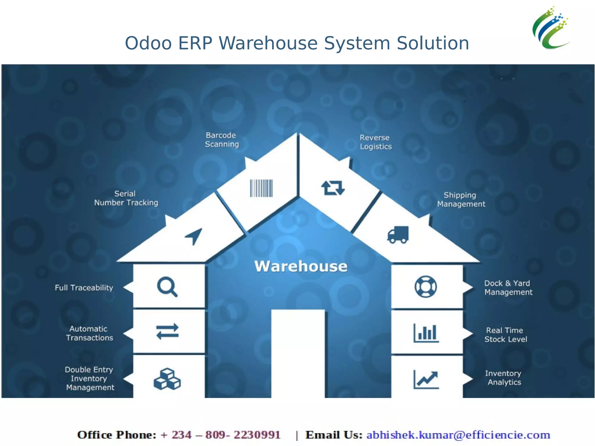 Odoo ERP Warehouse System Solution
 