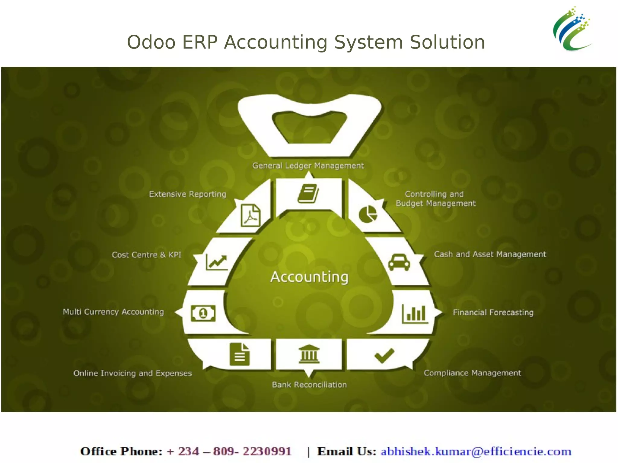 Odoo ERP Accounting System Solution
 