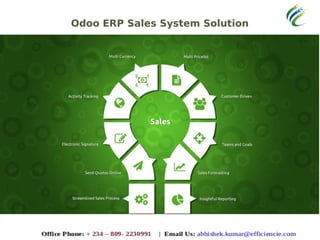 Odoo ERP Sales System Solution
 