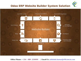 Odoo ERP Website Builder System Solution
 