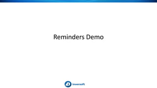 Reminders Demo
 