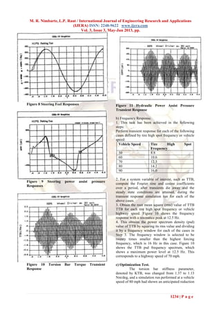 Efficiency analysis of hydraulic power steering system | PDF