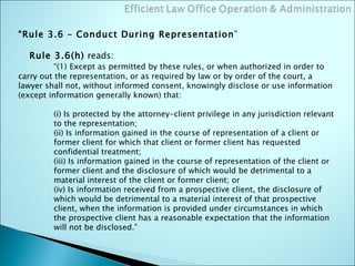 Law Office Administration & Organization | PPT