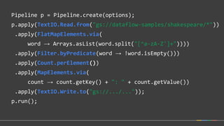 HBaseCon2017 Efficient and portable data processing with Apache Beam ...