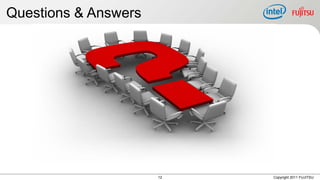 Questions & Answers




                      12   Copyright 2011 FUJITSU
 