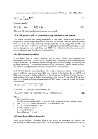 Efficient Energy-Based Cluster Head Election and Routing Protocol in ...