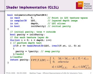 Shader Implementation (GLSL) 