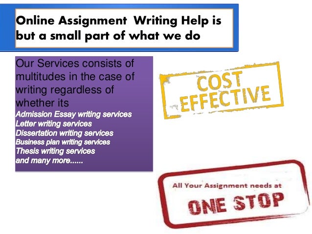 Online assignment writing help
