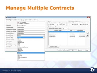 Manage Multiple Contracts
 