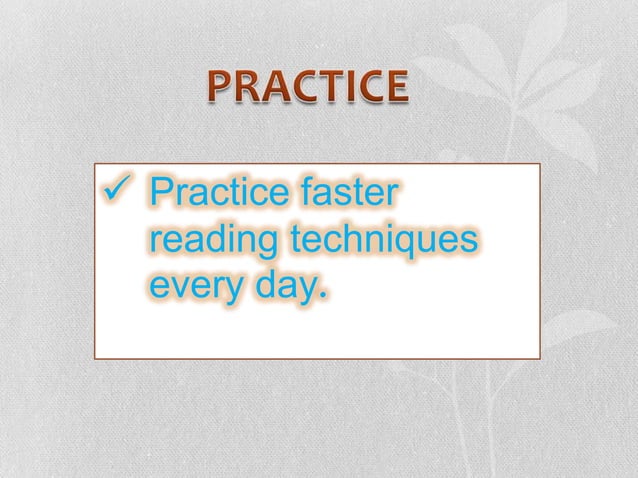 Efficient Reading | PPT