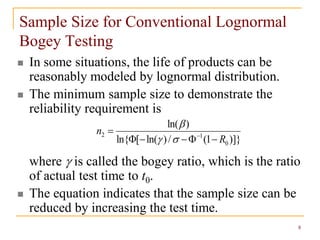 Efficient Reliability Demonstration Tests - by Guangbin Yang | PDF