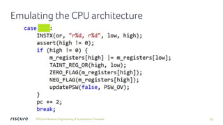 Efficient Reverse Engineering of Automotive Firmware | PDF