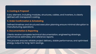 Efficient Solar Power Solutions for Manufacturing by Solex Energy | PDF