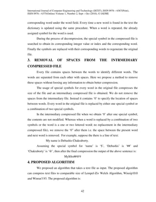 Efficient text compression using special character replacement | PDF
