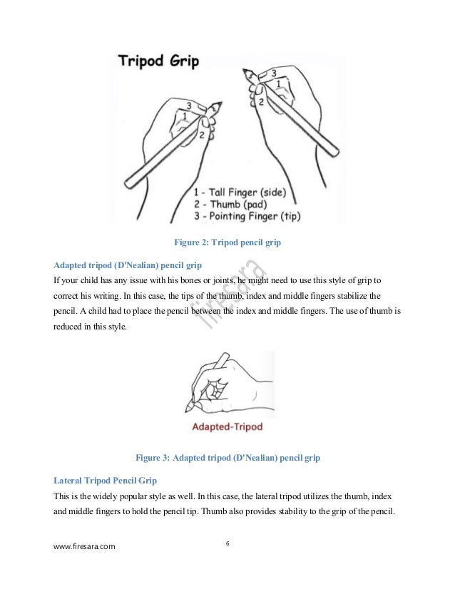 Efficient Handwriting Grip Tripod Quadrupod