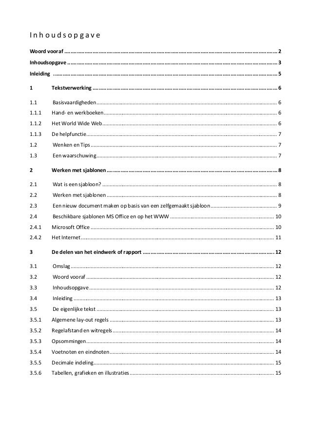 Efficiënt eindwerken[update]