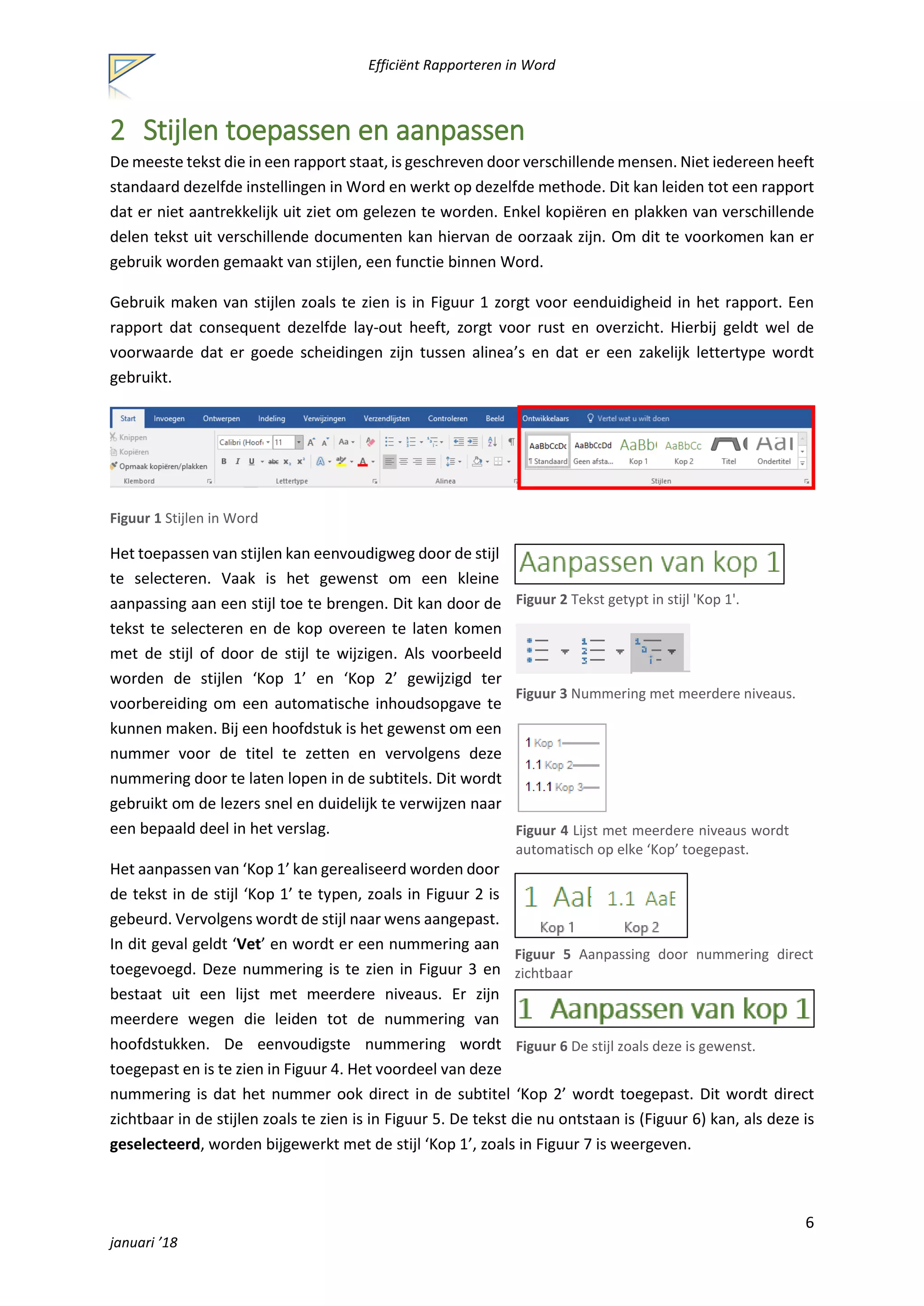 Effici nt Rapporteren In Word PDF Effici nt Rapporteren In Word PDF