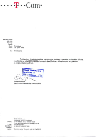 Effie09 T Com Matej Duzina