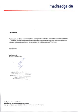 Effie09 T Com Matej Duzina