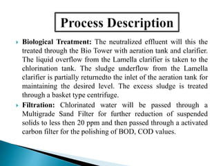 Effluent treatment plant | PPTX