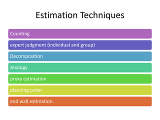 Effort estimation | PPTX