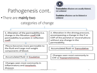 Pathogenesis cont.
•There are mainly two
categories of change
5/17/2023 MUHAS, Department of Surgery 13
 
