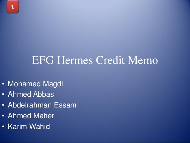 Efg Hermes Analysis