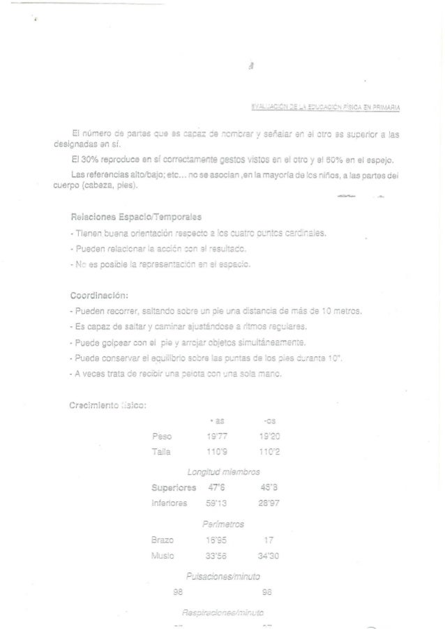 Fichas Evaluacion Ed Fisica Primari Fichas Evaluacion Ed Fisica Primari