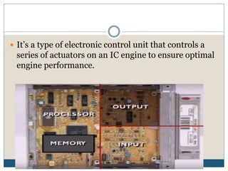 Electronic fuel injection system [EFI] | PPTX