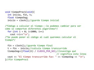 Eficiencia en uso en algoritmos- tiempo de ejecución | PPTX