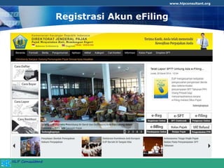 www.hlpconsultant.org
Registrasi Akun eFiling
 