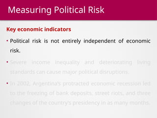 Political Economic Risks EFIN548 - U13L02 - Political Risk and FDI.pptx