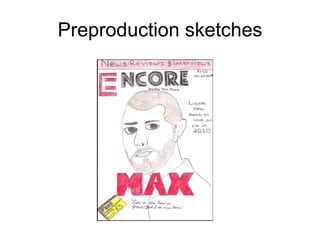 Preproduction sketches 