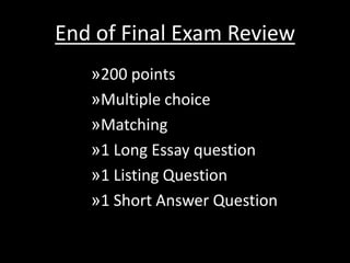 E:\Final Exam\Final Exam Review Condensed