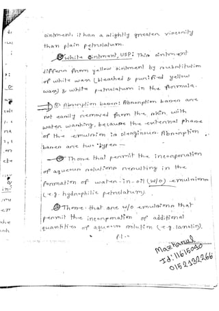 Semi solid dosage form