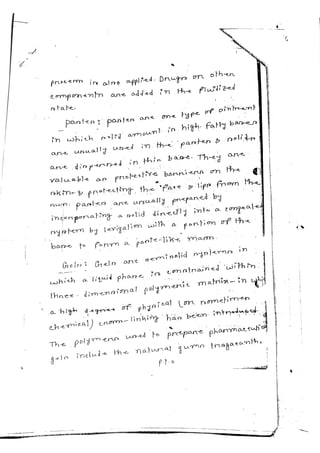 Semi solid dosage form