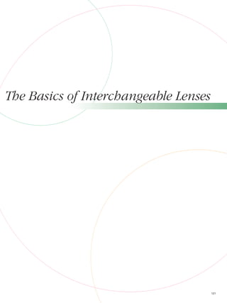 The Basics of Interchangeable Lenses
121
 
