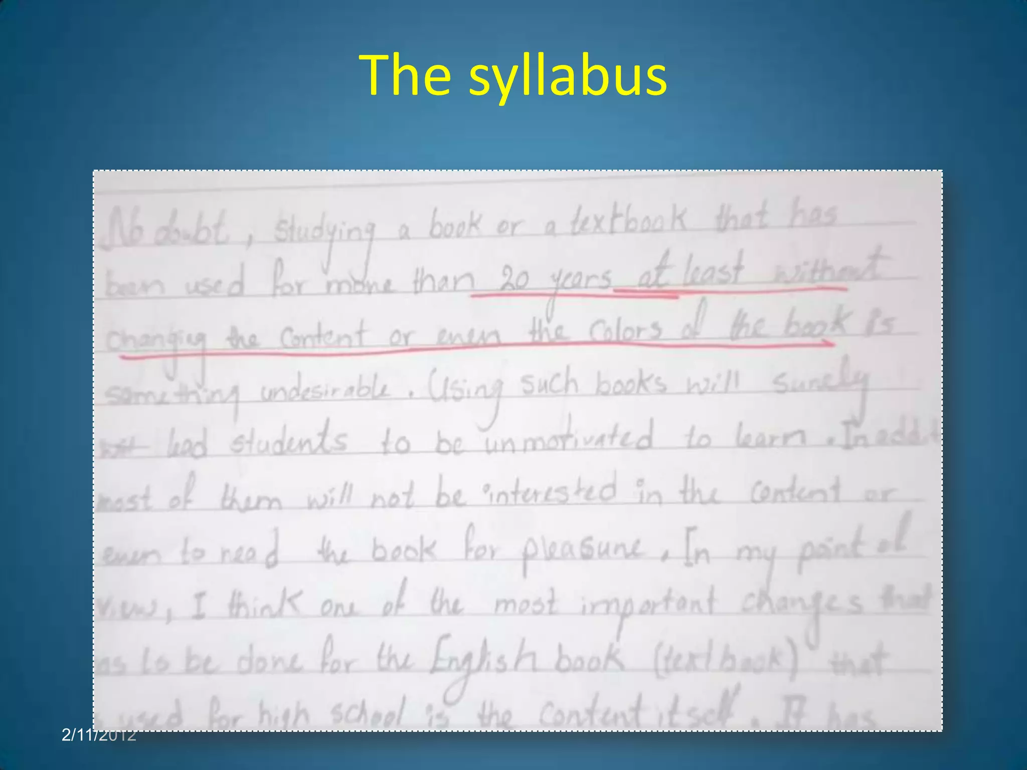 The syllabus




2/11/2012
 