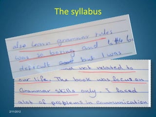 The syllabus




2/11/2012
 