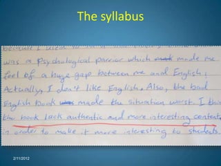 The syllabus




2/11/2012
 