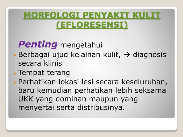 Efloresensi (modul kulit dan jaringan penunjang) | PPTX
