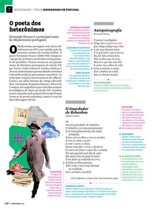 7
116 GE PORTUGUÊS 2018
MODERNISMO – POESIA INTERPRETANDO
E
sta entrevista, publicada na revista Épo-
ca, em 23 de setembro de 2016, trata da
questão da medicalização excessiva – o
aumento na procura por remédios para todos os
males, até mesmo para a angústia comum provo-
cada por problemas do cotidiano. A publicação
escolheu como entrevistado um especialista no
tema, o médico norte-americano Allen Frances.
Todo texto apresenta uma intencionalidade,
mas o efeito desejado só é alcançado se as ideias
estiverem devidamente organizadas – de manei-
ra coerente – e se as palavras e frases estiverem
bem articuladas – de modo coeso. Ao longo desta
entrevista, podemos perceber diversos recursos
que possibilitam o processo de articulação das
palavras e das frases no texto (coesão), assim
como a sequência de ideias, de modo a promover
a continuidade de sentido (coerência). O em-
prego de palavras e de expressões com função
remissiva e de conectivos que possibilitam a
articulação textual favorecem a compreensão
do que se propõe comunicar no texto.
Note que neste formato de entrevista (com
a pergunta e sua respectiva resposta, chamada
de “pingue-pongue”) há delimitação da fala do
entrevistador (no caso, a revista) e do entrevis-
tado. A comunicação ocorre em turnos, como
em um diálogo, com o uso do discurso direto.
!
Compreensão imediata
Os mecanismos
de coesão e
coerência
permitem que
uma sequência
de frases e de
palavras se torne
um texto e tenha
sentido
“Receitamos remédios psiquiátricos a gente
saudável”, diz o médico Allen Frances
Por Rafael Ciscati
O psiquiatra americano Allen Frances acha que usamos remédios de-
mais, e para tratar gente que passaria bem sem eles. Frances é professor
emérito da Universidade Duke, nos Estados Unidos. Entre as décadas de
1980 e 1990, participou da elaboração do Manual Diagnóstico e Estatístico
de Transtornos Mentais (DSM), um livro publicado pela Sociedade Ame-
ricana de Psiquiatria que relaciona transtornos mentais diagnosticáveis
e faz recomendações de como tratá-los. (...)
ÉPOCA O senhor ajudou a escrever um guia, o DSM, que, de certa manei-
ra, tem a difícil missão de definir o que é um comportamento normal e o
que é um transtorno mental. Como distinguir o que é normal do que não é?
Allen Frances O problema é que não existe uma fronteira clara que separe
fenômenos inerentes à condição humana. Determinar qual tipo e qual
nível de angústia constitui um transtorno psiquiátrico foge ao trivial. Os
médicos e cientistas conseguem ser muito claros e precisos ao diagnosticar
problemas psiquiátricos severos. Temos tratamentos para esses males,
como a esquizofrenia. (...)
De outro lado, tentar distinguir as angústias provocadas pela vida coti-
diana de uma doença psiquiátrica é algo quase virtualmente impossível.
E, comumente, essa tentativa leva a um uso excessivo de medicamentos.
Tratamos pessoas que estão, essencialmente, bem. Mas que estão vivendo
sob circunstâncias difíceis. (...) A solução fácil – e enganadora – é justa-
mente tomar uma pílula para tentar lidar melhor com essa inquietação.
Mas ainda não temos sinais de que existe uma pílula para cada um dos
nossos problemas.
ÉPOCAAspessoassesentemmelhoraotomaressaspílulas,mesmosemprecisar
delas?
Frances As pesquisas mostram que a resposta dessas pessoas aos remédios
não é muito maior do que a resposta a um placebo. Muitas pessoas que
tomam uma pílula acabam se sentindo melhor. Mas isso não é resultado
do princípio ativo da pílula. A melhora é resultado da expectativa de que
COESÃO POR REMISSÃO
O pronome reto “eles”
retoma a ideia anterior e
faz remissão a remédios.
Ocorre o mesmo com o
pronome oblíquo “o” (na
forma “los”) que refere-
se a transtornos mentais.
O autor sustenta a ideia
sem repetir as palavras.
COESÃO POR
SUBSTITUIÇÃO
O emprego gradativo de
sinônimos (“transtorno”,
“problemas” e “males”)
apresenta uma
progressão de ideias,
reforçando o sentido
danoso das patologias.
COESÃO E
CONTIGUIDADE
A coesão e a unidade
discursiva entre as duas
frases marcadas se dá
pelo uso de elementos
do mesmo universo
semântico (angústias e
circunstâncias difíceis).
COESÃO POR
SUBSTITUIÇÃO
As palavras “pílulas”
e “remédios” são
retomadas a fim de
garantir o processo
coesivo, uma vez que se
evita repetir o mesmo
termo.







 