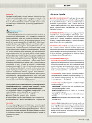 41
GE PORTUGUÊS 2018
CANÇÃO
CONEXÕES
Pelados em Santos
Mamonas Assassinas
Mina,
Seus cabelo é “da hora”,
Seu corpo é um violão,
Meu docinho de coco,
Tá me deixando louco.
Minha Brasília amarela
Tá de portas abertas,
Pra mode a gente se amar,
Pelados em Santos.
Pois você minha “Pitxula”,
Me deixa legalzão,
Não me sinto sozinho,
Você é meu chuchuzinho!
Music is very good! (Oxente ai, ai, ai!)
Mas comigo ela não quer se casar,
Na Brasília amarela com roda gaúcha,
Ela não quer entrar.
É feijão com jabá
Desgraçada num quer compartilhar
Mas ela é lindia
Muitcho mais do que lindia
Very, very beautiful
Você me deixa doidião
Oh, yes! Oh, nos!
Meu docinho de coco
(...)
Pro Paraguai ela não quis viajar,
Comprei um Reebok e uma calça Fiorucci,
Ela não quer usar.
Eu não sei o que faço
Pra essa mulé eu conquistchar
Por que ela é lindia
(...)
ADJETIVO
Reebok é o adjetivo
que acompanha o
substantivo tênis,
que está subentendido.
Neste caso, podemos
dizer que Reebok é um
adjetivo substantivado
(veja outros usos
do adjetivo no Saiba mais
ao lado).
ARGUMENTAÇÃO
Ainda que o tempo
os separe por dois
séculos, ambos os
apaixonados vivem
situações parecidas:
desejam conquistar a
amada. Para isso, usam
técnicas argumentativas
similares. Gonzaga quer
mostrar à sua musa seus
dotes (fazenda, gado).
Já o eu lírico de Pelados
em Santos conta com sua
Brasília amarela
e alguns presentes
no processo de sedução
burguesa.
DISTINÇÃO
O tênis Reebok e a
calça Fiorucci, produtos
importados do Paraguai,
davam a distinção
necessária ao rapaz,
assim como os produtos
“importados” (azeite
e vinho), produzidos
na fazenda de Dirceu,
em Liras.
VALORES BURGUESES
A canção apresenta
valores da burguesia:
o conquistador tenta se
passar por um integrante
dessa classe, mas termos
populares (oxente)
revelam sua condição:
trata-se de um sujeito
pertencente às camadas
populares.
SAIBA MAIS
ADJETIVOS
O adjetivo – que acompanha o substantivo, indican-
do qualidade – pode desempenhar várias funções nas
sentenças, conforme o contexto em que está inserido.
Adjetivos indicando característica ou qualidade
• A conferência internacional reuniu representantes de
países pobres e de países ricos. (neste caso, pobres e
ricos são adjetivos )
Adjetivos utilizados como substantivo
• Robin Hood roubava o dinheiro dos ricos e entregava
aos pobres. (as palavras destacadas funcionam como
substantivos)
Adjetivos usados como advérbio
Os adjetivos podem acompanhar um verbo e indicar
as circunstâncias da ação
• Joãoeraumgarototímidoebaixo.(aqui,tímidoebaixo
são adjetivos que se referem ao substantivo garoto)
• Joãoeraumgarototímidoefalavabaixo.(tímidoéadjeti-
vo,masbaixotorna-seumadvérbioligadoàaçãodefalar)
Alteração de sentido em razão da colocação (antes
ou depois do substantivo)
• João será, provavelmente, um homem grande. (= alto)
• Joãoserá,provavelmente,umgrandehomem.(=virtuoso)


© TEREZA BETTINARDI
MESMA PROPOSTA
Da mesma forma que no poema árcade Marília de
Dirceu, um sujeito apaixonado convida uma jovem para
ir a um local afastado da cidade, propondo diversões
inocentes que ocultam as reais intenções de aproveitar
os prazeres sensuais da vida.
 